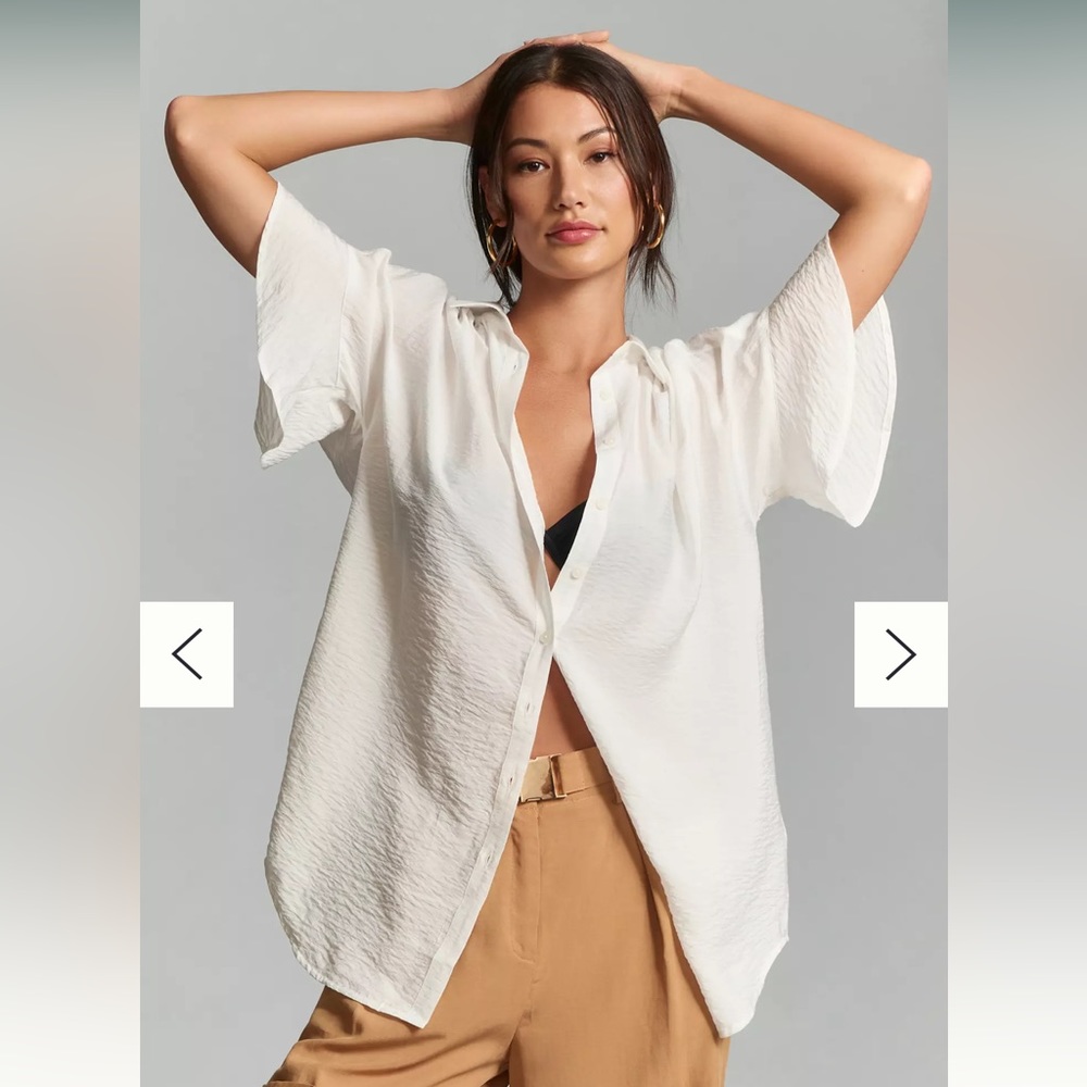 Oversized button down tunic